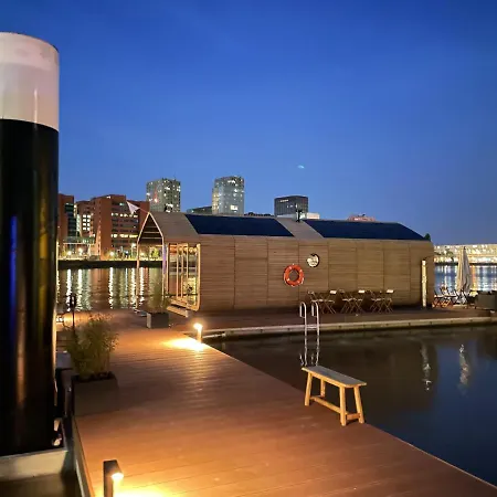 Wikkelboats At Floating Rijnhaven Rotterdam
