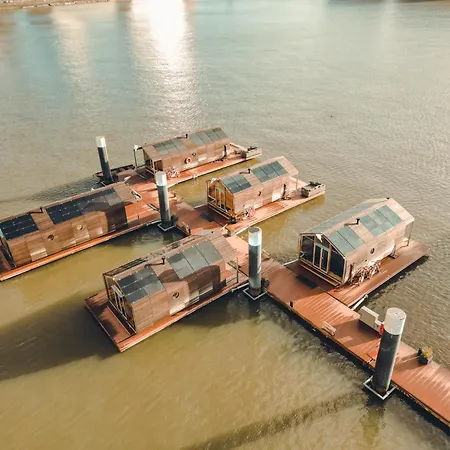 Wikkelboats At Floating Rijnhaven *