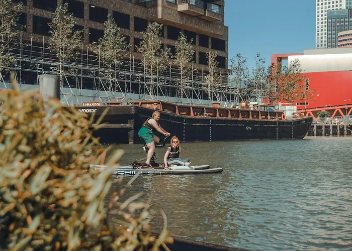 Wikkelboats At Floating Rijnhaven