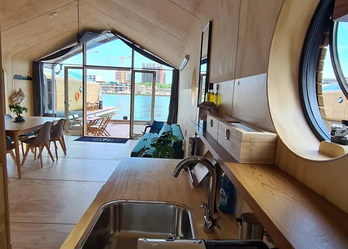 Wikkelboats At Floating Rijnhaven *